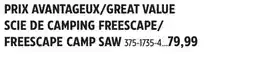 Canadian Tire GERBER FREESCAPE CAMP SAW offer