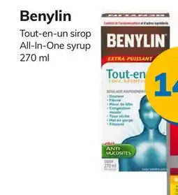 Accès pharma Benylin All-In-One syrup offer
