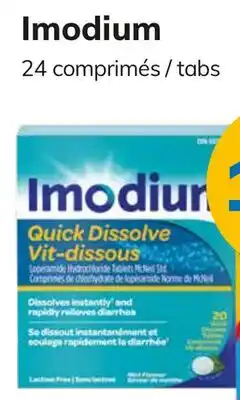 Accès pharma Imodium 24 tabs offer