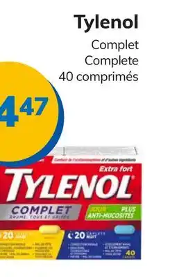 Accès pharma Tylenol Complete 40 comprimés offer