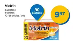 Accès pharma Motrin Ibuprofen 72+18 gels offer