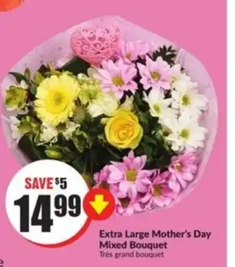 FreshCo Extra large mothers day mixed bouquet offer