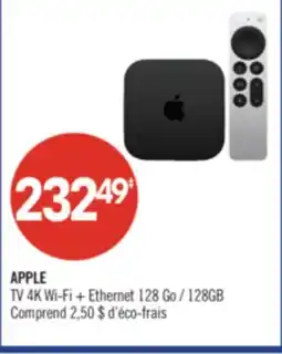 Pharmaprix APPLE TV 4K Wi-Fi + Ethernet 128Go offer