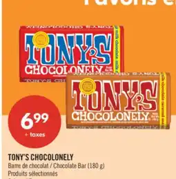 Pharmaprix TONY'S CHOCOLONELY Chocolate Bar (180 g) offer