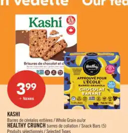 Pharmaprix KASHI Whole Grain or HEALTHY CRUNCH Snack Bars (5) offer