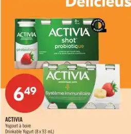 Pharmaprix ACTIVIA Drinkable Yogurt offer
