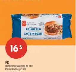 Pharmaprix PC Prime Rib Burgers (8) offer