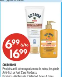 Pharmaprix GOLD BOND Anti-Itch or Foot Care Products offer
