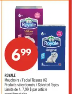 Pharmaprix ROYALE Facial Tissues (6) offer