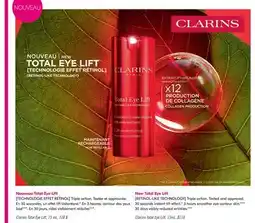 Pharmaprix Clarins Total Eye Lift offer