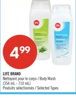 Pharmaprix LIFE BRAND Body Wash offer