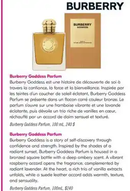 Pharmaprix Burberry Goddess Parfum offer