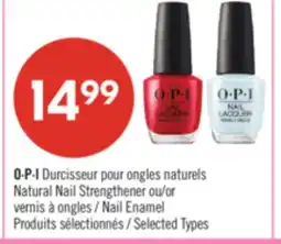 Pharmaprix O·P·I Natural Nail Strengthener or Nail Enamel offer