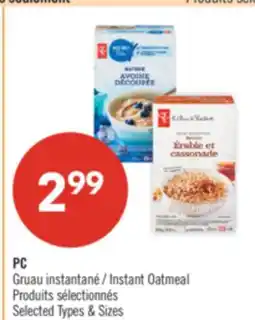 Pharmaprix PC Instant Oatmeal offer