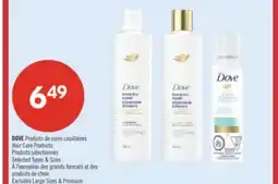 Pharmaprix DOVE Hair Care Products offer