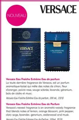 Pharmaprix Versace Eau Fraîche Extreme Eau de Parfum offer