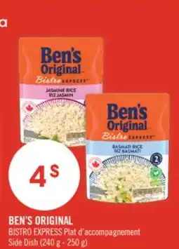 Pharmaprix BEN'S ORIGINAL BISTRO EXPRESS Side Dish offer