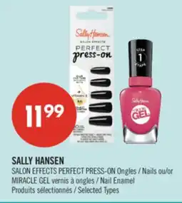 Pharmaprix SALLY HANSEN SALON EFFECTS PERFECT PRESS-ON Nails or MIRACLE GEL Nail Enamel offer