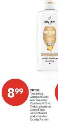 Pharmaprix PANTENE Shampoo (530 mL) revitalisant Conditioner (476 mL) offer