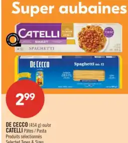 Pharmaprix DE CECCO (454 g) or CATELLI Pasta offer