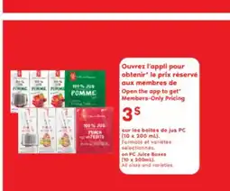 Pharmaprix PC Juice Boxes offer