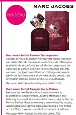 Pharmaprix Marc Jacobs Perfect Absolute Eau de Parfum offer