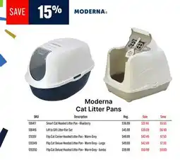 Ren’s Pets Depot Moderna Cat Litter Pans offer