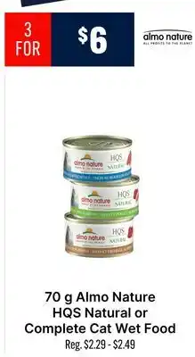 Ren’s Pets Depot Almo Nature HQS Natural or Complete Cat Wet Food offer