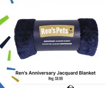 Ren’s Pets Depot Ren's Anniversary Jacquard Blanket offer