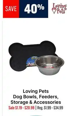 Ren’s Pets Depot Loving Pets Dog Bowls, Feeders, Storage & Accessories offer