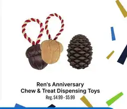 Ren’s Pets Depot Ren's Anniversary Chew & Treat Dispensing Toys offer