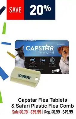 Ren’s Pets Depot Capstar Flea Tablets & Safari Plastic Flea Comb offer