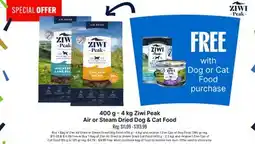 Ren’s Pets Depot Ziwi Peak Air or Steam Dried Dog & Cat Food offer