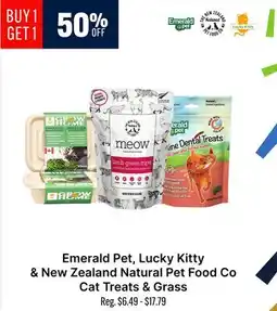 Ren’s Pets Depot Emerald Pet, Lucky Kitty & New Zealand Natural Pet Food Co Cat Treats & Grass offer