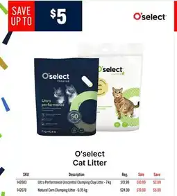 Ren’s Pets Depot O'select Cat Litter offer