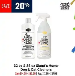 Ren’s Pets Depot Skout's Honor Dog & Cat Cleaners offer