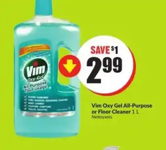 FreshCo Vim oxy gel all-purpose or floor cleaner offer