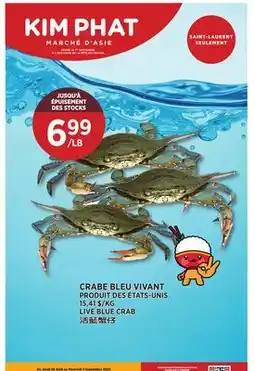 Kim Phat LIVE BLUE CRAB offer