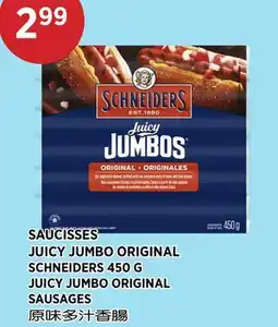 Kim Phat SCHNEIDERS JUICY JUMBO ORIGINAL SAUSAGES offer