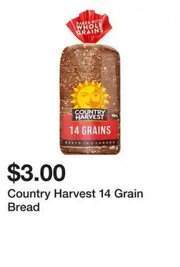 Dollarama Country Harvest 14 Grain Bread offer