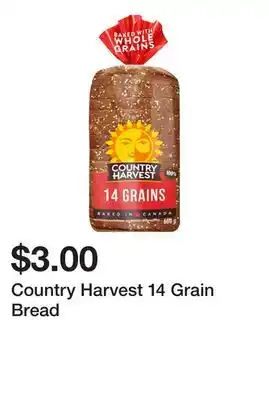 Dollarama Country Harvest 14 Grain Bread offer
