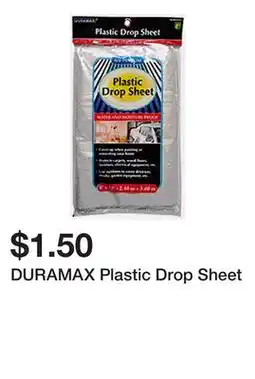 Dollarama DURAMAX Plastic Drop Sheet offer