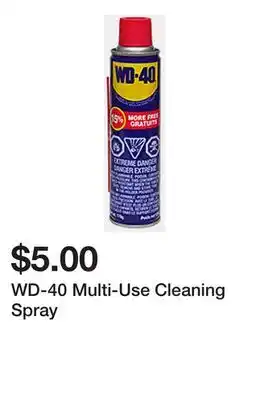 Dollarama WD-40 Multi-Use Cleaning Spray offer