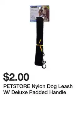 Dollarama PETSTORE Nylon Dog Leash W/ Deluxe Padded Handle offer