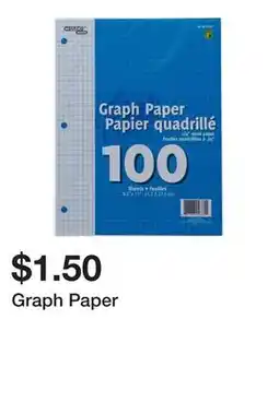 Dollarama Graph Paper offer