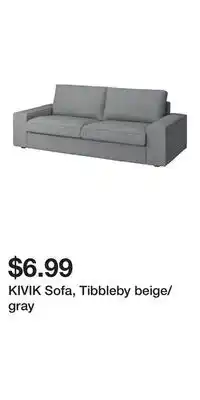 IKEA KIVIK Sofa, Tibbleby beige/gray offer