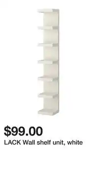 IKEA LACK Wall shelf unit, white offer