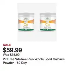 TSC Stores VitaTree VitaTree Plus Whole Food Calcium Powder - 60 Day offer