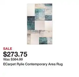 TSC Stores ECarpet Rylie Contemporary Area Rug offer