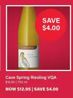 LCBO Cave Spring Riesling VQA offer